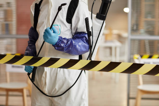 Professional Drug Lab Cleanup technician working in Milton, MA